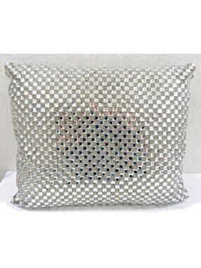 Lavish Crystal Rhinestone Throw Pillow 18 x 14
